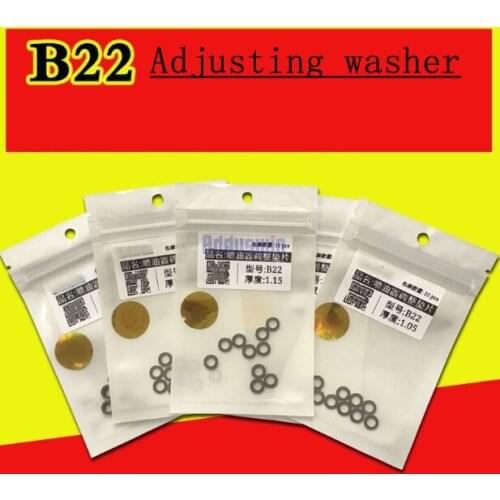 B22 diesel common rail injector nozzle lift travel adjusting washers gaskets for BOSCCH 120