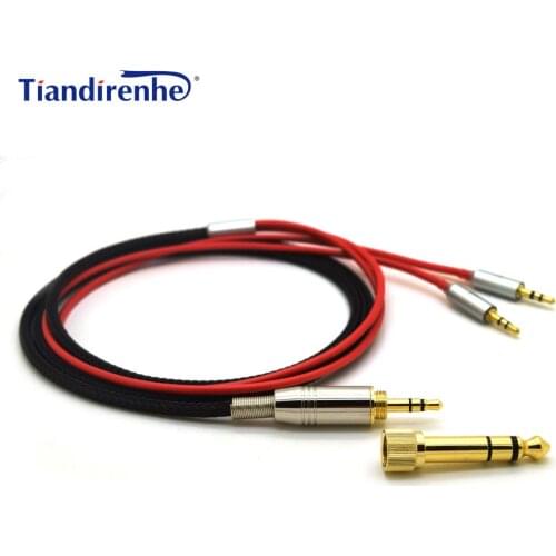 For Hifiman HE400S HE-400I HE560 HE-350 HE1000 V2 Replacement Cable Headphone 3.5mm male 6.35mm to 2x 2.5mm Male Audio HIFI cord