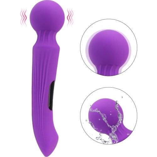 IKOKY AV Stick Spiral Silent Vibrator Dildo Fidget ​Toys Vibrators Female Masturbator Adult Sex Toy for Women