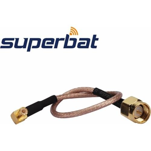 Superbat SMA Plug to MCX Male Pigtail Cable RG316 30cm or Customise Length Pigtail Cable for wireless