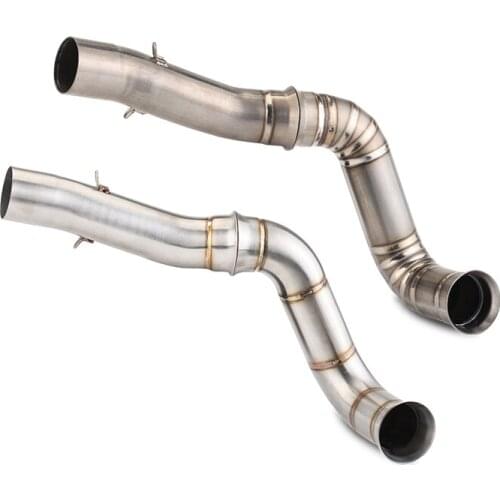 Mid Pipe for KTM 790 Duke Motorcycle Exhaust Pipe Stainless Steel Titanium Middle Delete Catalyst Slip On 51 mm Muffler Escape