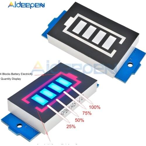 3S Series Lithium Battery Capacity Indicator Module Display Electric Vehicle Battery Power Tester Li-po Li-ion