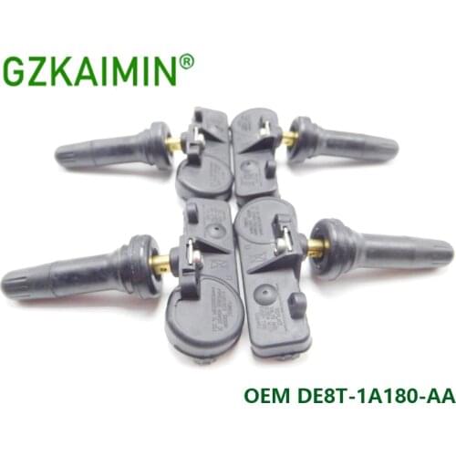 SET 4 New GENUINE TIRE PRESSURE SENSOR TPMS FOR DE8T-1A180-AA DE8T1A180AA For Ford For Lincoln