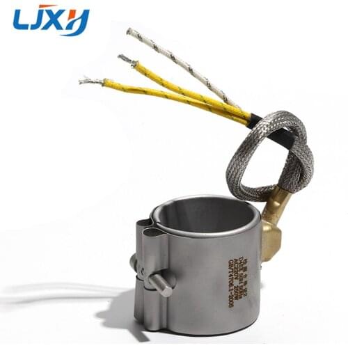 LJXH 50x40/50x50/55x30/55x35/60x30mm O-ring Aluminized Heating Coil 110V/220V/380V Sealed Band Heater 180W/200W/210W/220W/250W