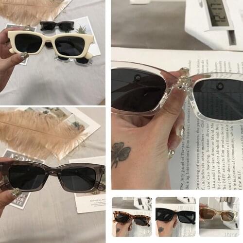 Women Rectangle Retro Sunglasses Points Sun Glasses Female Lady Eyeglass Bicycle Glasses Equipment For Bicycle Sunglasses