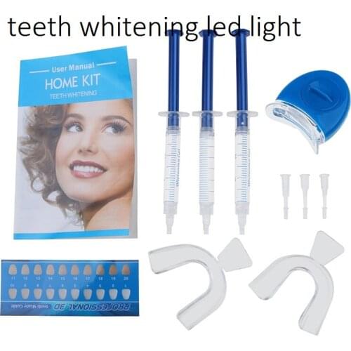 Teeth Whitening 44% Peroxide Dental Bleaching System Oral Gel Kit Tooth Whitener New Dental Equipment 3pcs Gel Whiten Tool