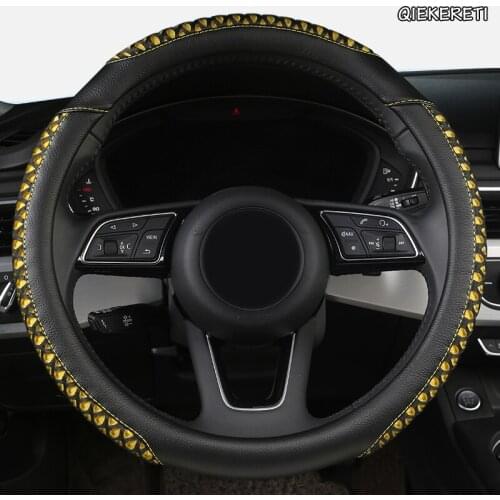 QIEKERETI Leather Car Steering Wheel Cover For Infinitis Q30 Q50 FX35 QX50 QX56 QX60 QX70 FX G25 G37