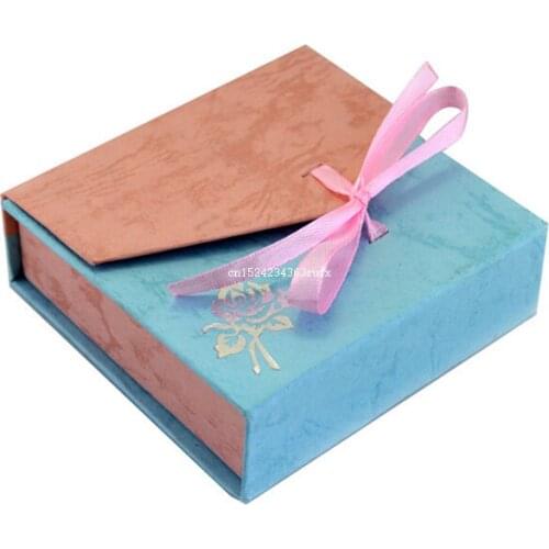 400Pcs Jewelry Box Bangle Jewelry Ring Earring Watch Gift Carton Box Makeup Organizer Carring Case Bowknot Case Package