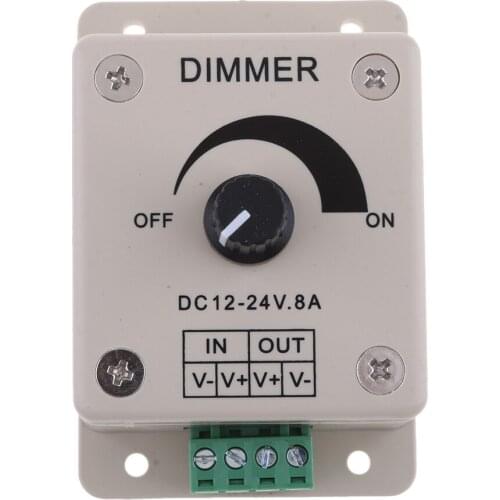 Brand New LED Strip Light PWM Dimming Controller Manual Dimmer for Marine
