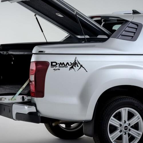 Car Decals 1 Piece 4x4 Off Road Mountain Graphic Vinyl Car Sticker Fit For Isuzu Dmax 2012 2013 2014 2015 2016 2017 2018 2019