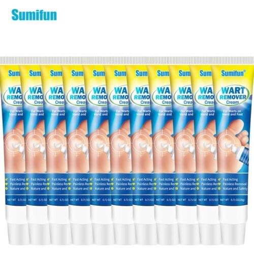 10Pcs Sumifun Foot Corns Remover Ointment Wart Treatment Antibacterial Cream Herbs Extract Skin Tags Removal Plaster