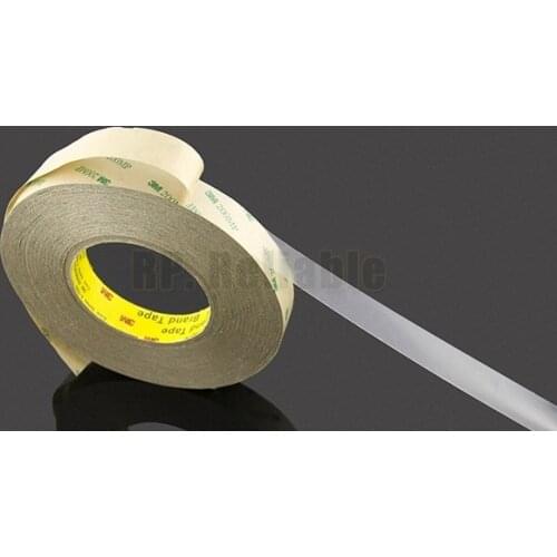 1x New 10mm*55M*0.13mm 3M 9495MP 200MP Adhesive Clear PET Double Sided Sticky Tape for LED Strip, Waterproof, Hi-Temp Resist