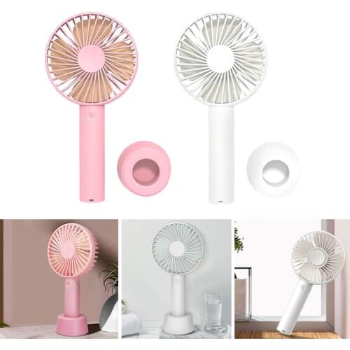 2x Handheld Fan Mini Fan Powerful Small Personal Portable Fan Adjustable