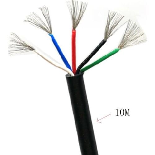 5 Cores Cable Wire Electronic Soldering Iron STC-T12 Line Welding Station Handle