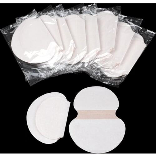 50Pcs/set Summer Deodorants Cotton Underarm Sweat Pads Disposable Absorbing Armpit Sweat Shield Guard Absorbing Pads For Women