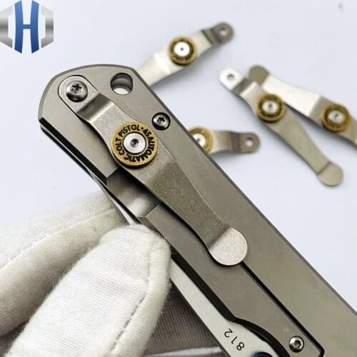 812 Back Clip Titanium Back Clip 901 Accessories Knife Holder 902 Back Clip Knife Clip Accessories