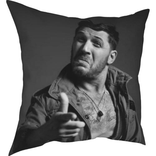 Tom hardy style printed pillow case sofa decoration star linen pillow case home decoration pillow case