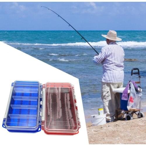 Double Sided Fishing Tackle Box Storage Trays with Removable Dividers Fishing Accessories Lure Case Инструменты для рыбалки