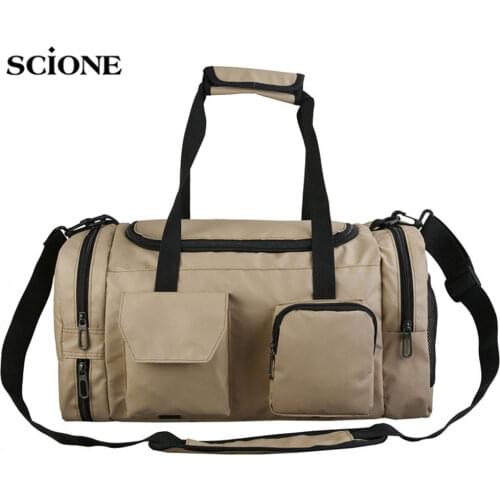 Big Capacity Gym Handag Sport Fitness Yoga Sack Mochila Adjustable Shoe Bags for Training Travel Duffle Luggage Pack X253A