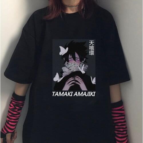 My Hero Academia T Shirt Manga T Shirt Men Women Funny Anime Tamaki_Amajiki Tee Shirt Clothes