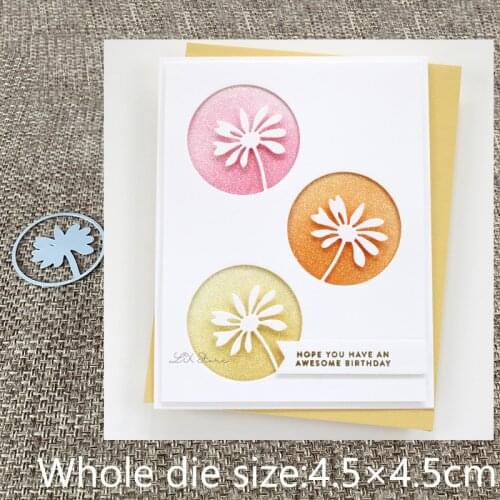 New Design Craft Metal stencil mold Cutting Dies flower ring decoration scrapbook die cuts Album Paper Card Craft Embossing