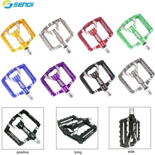 Mountain bike aluminum alloy bearing foot pedal comfortable and loose pedals pedal dead flying road car double DU pedal