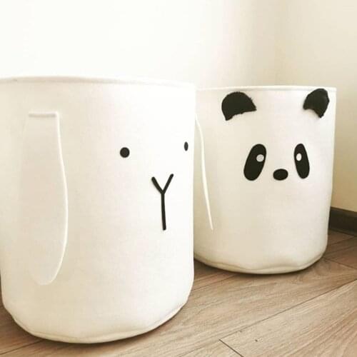 Cartoon Figured Folding Fishnet Teddy And Laundry Basket