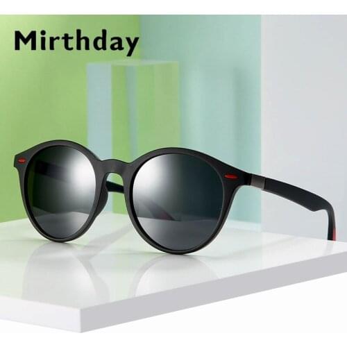 Polarized Sunglasses Men Retro Round Driving Sun Glasses Shades for Women Classic Brand Design Eyewear UV400