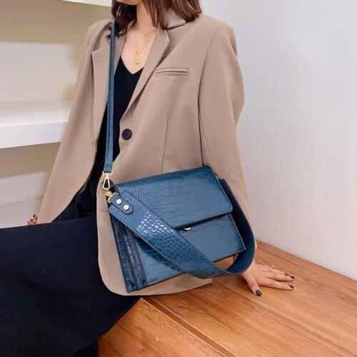 Stone Pattern PU Leather Crossbody Bags for Women 2020 Spring Brand Designer Shoulder Messenger Bag Female Handbags