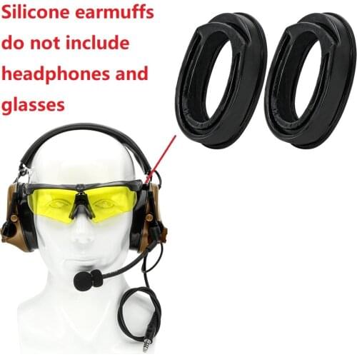Tactical earmuffs sights ear pads hunting sport tactical headphones PELTOR COMTAC I II III IV noise reduction earphones earmuffs
