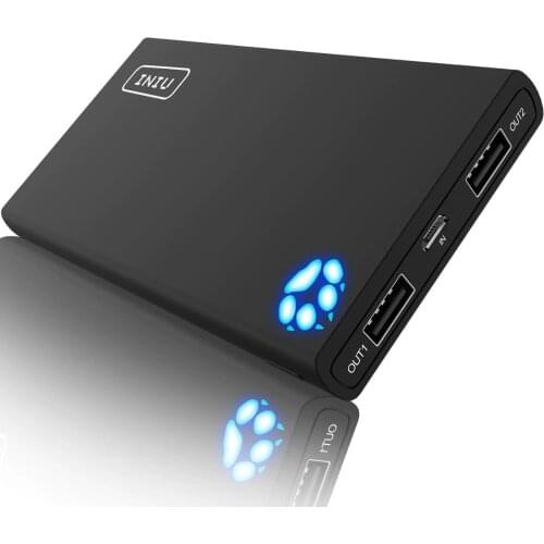 INIU 10000mAh 2.4A Power Bank Dual USB Portable Charger Powerbank Phone Battery Pack For iPhone Xiaomi For Samsung For Huawei