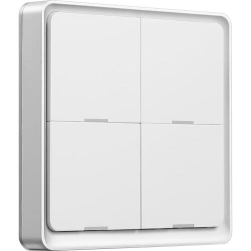 WiFi Smart Light Switch, Wi-Fi Smart Wall Switch Remote Control, Easy Installation(4 Gang)