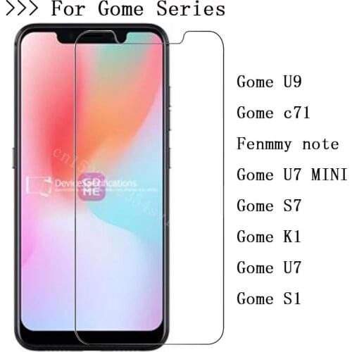 Smartphone Tempered Glass For Gome K1 S7 c71 S1 U9 U7/U7 MINI Fenmmy note Explosion-proof Protective Film Screen Protector cover