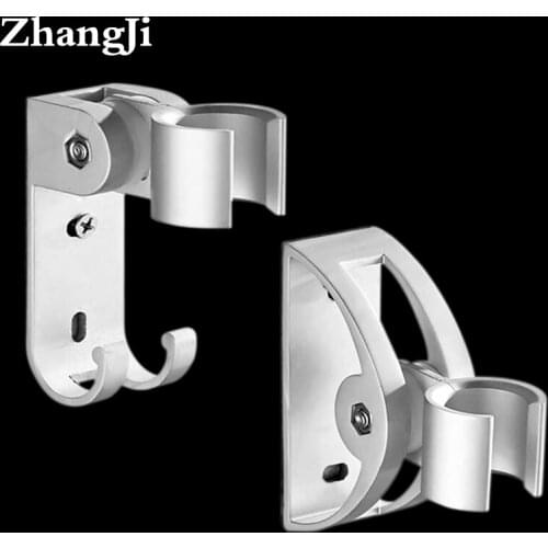 Zhang Ji Bathroom Accessory Adjustable Wall Mounted Rain Head Holder 2type Available Rustproof Head Stand Aluminum Shower Holder