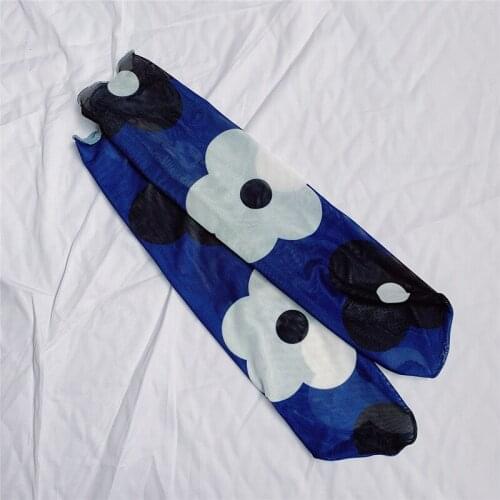 Women Summer Flower Thin Mesh Socks Breathable Transparent Socks Gifts