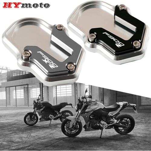 2020 For BMW F900R F900XR F900 R XR Motorbike Kickstand Motorcycle CNC Foot Side Stand Extension Pad Support Plate F 900R 900XR