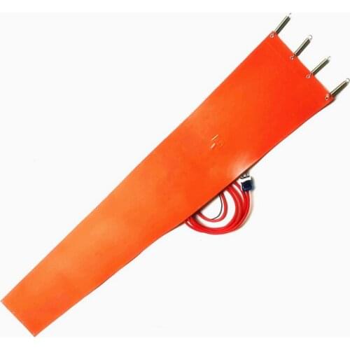 300*1800*1.5mm Oil Barrel Heater Silicone Rubber Heater 220v 3000w 150C digital thermostat on wire 1000mm lead wire