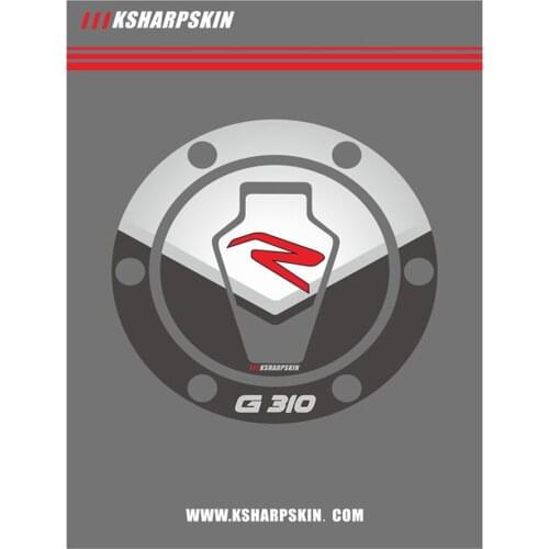 3D gas canister cover motorcycle sticker air cushion pad filling cover sticker decal for BMW G310R
