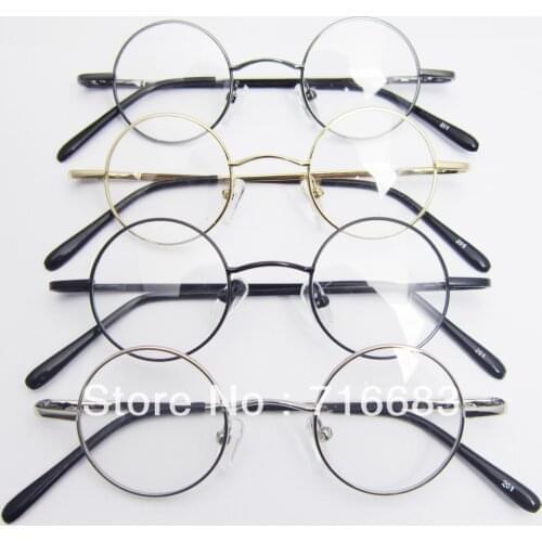 37mm Small Round 4 Pieces/Lot Wholesale Retro Vintage Children Kid Kids' Eyeglass Frame Round Eyeglass Frames