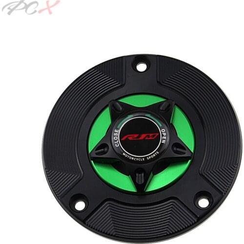 Motorcycle Accessories Gas Fuel Tank Cap Cover CNC Aluminum for YAMAHA YZF R1/M/S R1M R1S 2015-2019 18 17
