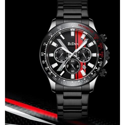 Relogio Masculino Luxury Watches Men Fashion Waterproof Calendar Steel Strip Band Watch Quartz Business Wristwatch Reloj Hombre