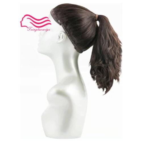 Wonder wig , 100% european virgin hair sports bandfall , Pony wig , tsingtaowigs unprocess hair (kosher Wig ) free shipping