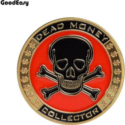 Hot Poker Card Guard Protector Metal Token Coin with Plastic Cover Texas Poker Chip Set Poker Dealer Skull Button Collect