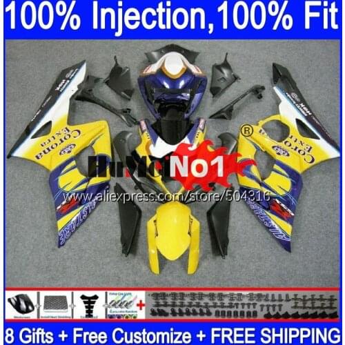 Injection For SUZUKI 1000CC GSXR-1000 GSXR 1000 21MC.20 SALE blue GSX-R1000 GSX R1000 05 K5 GSXR1000 2005 2006 05 06 Fairing