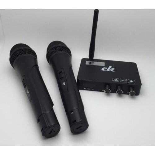 K2 Smart Wireless Karaoke Microphone For TV Mobile Phone Laptop Professional UHF Handheld Mic For Karaoke Church Party Show 2021