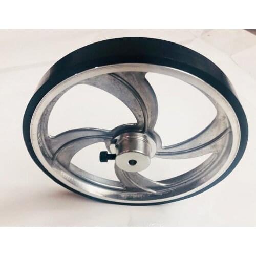 Aluminum Alloy Encoder Meter Wheel Row Wheel Diameter 159mm Rubber Measuring Rotary Encoder Meter Wheel