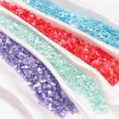 Matte Sequin 3mm Flat Round Loose Sequins Craft Paillettes Sewing Clothes Decoration DIY Accessory Lentejuelas Para Coser 10g