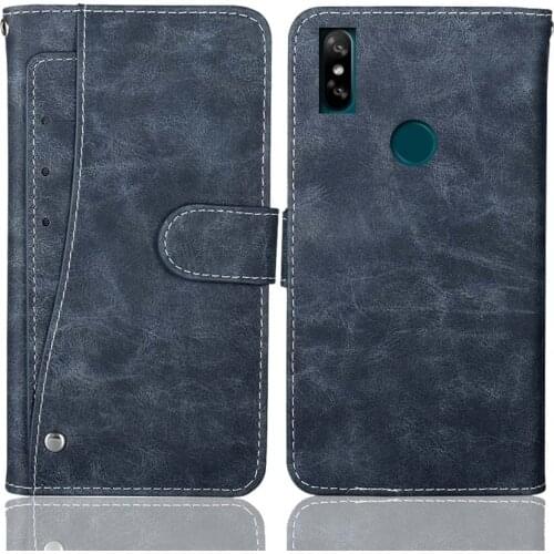 New Design! Doogee X90L Case Luxury Wallet Vintage Flip Leather Case Phone Cover For Doogee X90L With Card Slots