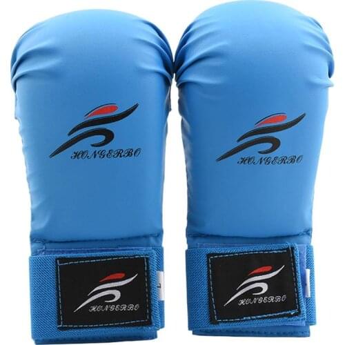 Karate Gloves Adult Child Kick Boxing Muay Thai Taekwondo Free Fight MMA Hand Palm Protector Kids Sandbag Training Equipment