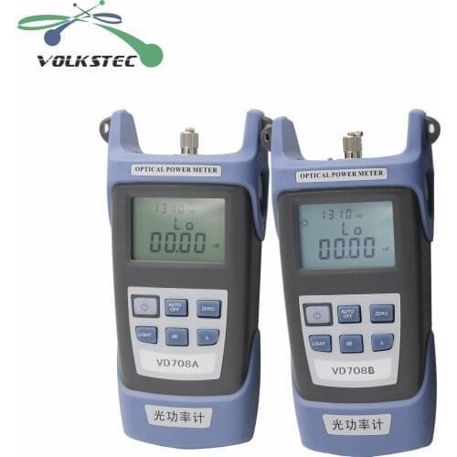 Rechargeable fiber optic power meter llithium battery fiber tester free shipping